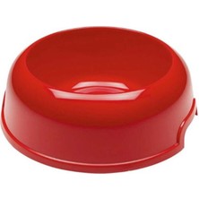 Ferplast Party 10 Plastik Köpek Mama ve Su Kabı Kırmızı 2 Lt 33.5X11 cm - 8010690030029 - Petshopundan