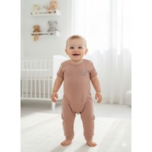 Kidaxi Jakarlı Nakışlı Patiksiz Tulum