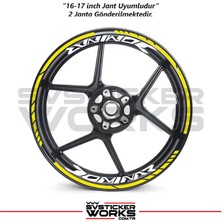 Bajaj Dominar Jant Sticker Dış ve Iç Set Sticker Jant Şeridi