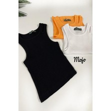 Mojo Bebek Mojo Kız Çocuk Omuz Detaylı Crop 3399 Siyah