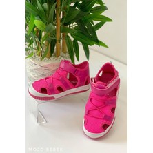 Sanbe Kız Çocuk Suni Deri Sandalet 501N6601 Fuşya