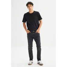 Lee Luke Pamuklu Slim Fit Dar Kesim Cepli Jean Kot Denim Pantolon