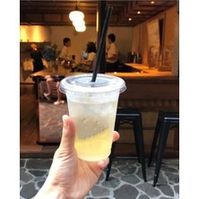 50’li 400 cc Plastik Ped Bardak | Limonata, Milkshake, Soğuk Içecek Bardağı”