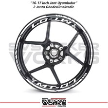 Yamaha Mt-07 Jant Sticker Dış ve Iç Set Sticker Jant Şeridi