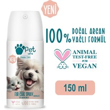 4 Adet   Petlove Tüy Bakım Spreyi Çikolata 150ML