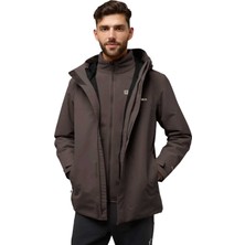 Jack Wolfskin Altenberg 3in1 Erkek Kahverengi Outdoor Ceketi