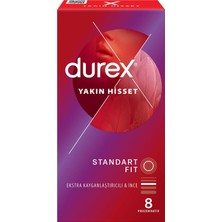 Durex Yakın Hisset Prezervatif 8'li 3 Adet