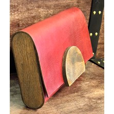 Raff House Woody Pink Deri Kadın Çantası