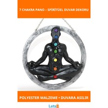 Letsii Polyester Yedi Çakra Duvara Asmalı Dekoratif Pano