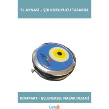 Letsii Nazar Boncuklu Taşınabilir Şık El Aynası