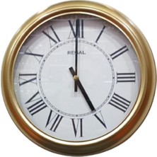 Regal 4290 Gwr Özel Seri Metal Kasa Akar Sessiz Saniyeli Duvar Saati