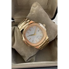 Leerybee Sınırlı Sayıda Premium Tarz Patek P Model Takvimli Erkek Kol Saati Özel Saat Kutulu