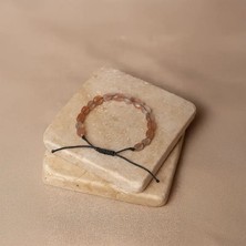 Tuffy Design Renkli Akik Doğal Taş Makrome Örgülü Bileklik