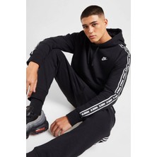 Nike Clup Fleece Gx Trk Suit Erkek Pamuklu Siyah Eşofman Takımı