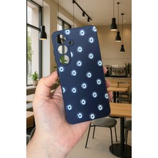 Vip Case Samsung Galaxy M14 - Nazar Boncuk Desenli Silikon Darbe Emici Klasik Korumalı Rubber Kılıf