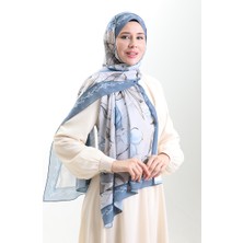 Hanzade Fransız Ipeği Şal 70330-01 Gri Bej