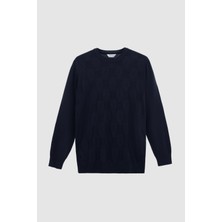 D'S Damat Ds Damat Regular Fit Lacivert Kazak 3HC060192001M