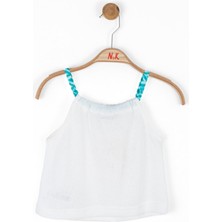 Nk Kids Kız Çocuk Ip Askılı Buklet Body 36374 Beyaz