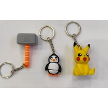 Ada Çanta Kırtasiye 3 Lü Plastik Anahtarlık 3D Model AD966214