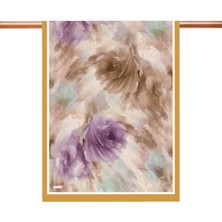 Piramit Ithal Vual Şal | Sulu Gül