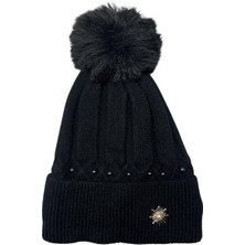 Benitto Kids Suyutti Kadın Ponponlu Örme Bere