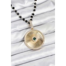 Çarşı Point 316l Çelik Zincir Kristal Boncuklu Kadın Kolye