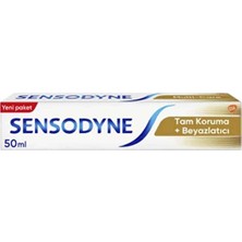 Sensodyne Tam Koruma Diş Macunu 50 ml Beyazlatıcı Özellikli 4 Adet Türkiye Menşeli