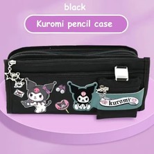 Ada Çanta Kırtasiye Kuromi Figürlü Geniş Kapasiteli 4 Bölmeli Kalem Çantası AD102