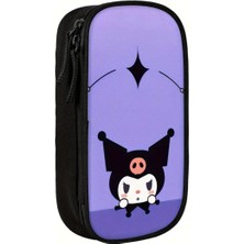 Ada Çanta Kırtasiye Çocuk Kalem Kutusu Kuromi Figürlü Çift Bölmeli 002