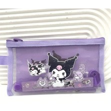 Ada Çanta Kırtasiye Bundle Island Kuromi Figürlü Kalemlikli Kırtasiye Seti