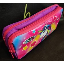 Ada Çanta Kırtasiye Çocuk Kalem Kutusu Iki Bölmeli  KMPNY01