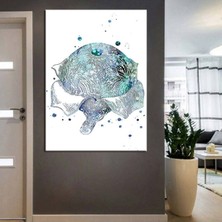 Göz Hastanesi, Göz Sağlığı Merkezi Tabloları 7 Hd Dijital Baskı Dikey Kanvas Tablo 4514