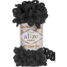 Alize Puffy Siyah 5 Adet Colar : 1060
