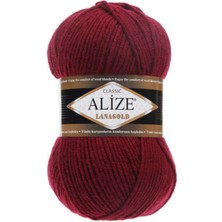 Alize Lanagold Bordo 5 Adet Color : 57