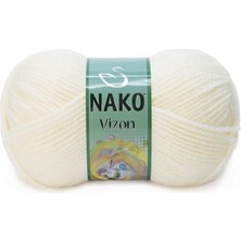 Nako Vizon Krem 1 Adet Colar : 23403
