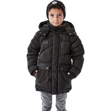 Benitto Kids Erkek Çocuk Kapüşonlu Kalın Kışlık Mont 51335