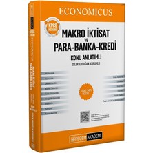 Pegem 2026 Kpss A Grubu Economicus Makro Iktisat ve Para Banka Kredi Konu Anlatımı Pegem Akademi Yayınları