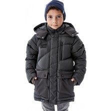 Benitto Kids Erkek Çocuk Kapüşonlu Kalın Kışlık Mont 51335