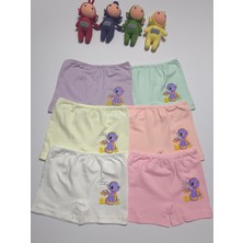 Şimo Butik Kız Çocuk Pamuklu Iç Çamaşırı Boxer 3'lü