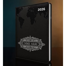 Bk Gift Kişiye Özel Isimli Termo Sert Kapak 2026 Siyah Ajanda -11, Öğretmenler Günü Hediyesi, Yeni Iş Hediyesi