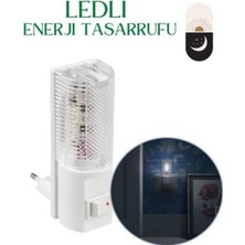 Turanyolu LED Gece Lambası 220V 50Hz 0.5W Enerji Tasarruflu – Prize Takılan