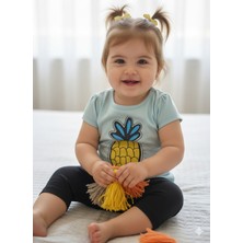 Şimo Butik Kız Bebek Şortlu Takım