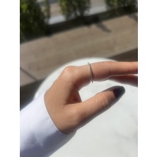 Ince Gümüş Tamtur Yüzük