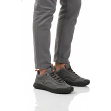 Walkway Füme Bağcıklı Kaymaz Taban Erkek Spor Ayakkabı Mosk 2049 M