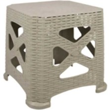 Turanyolu "ev, Bahçe, Kamp ve Piknik Için Plastik Tabure – 34X32 cm