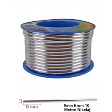 Extra Market Renault 21 Uyumlu 3D Krom Nikelaj Şerit Çıta 9mm x 10M – Dekoratif Araç Trim ve Kaplama Bandı