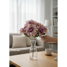 Nettenevime Yapay Çiçek Lila 7li Yıldız Çiçeği Demeti 40*30CM