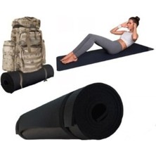 Enenstyle Su Geçirmez Konfor Modeli Taşıma Askılı Çift Taraflı Kamp Zemin Çadır Uyku Matı Siyah Yer Minderi