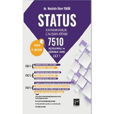Gazi Kitabevi Status Kaymakamlık Çalışma Kitabı 7510 Açıklamalı ve Çözümlü Soru Cilt 1