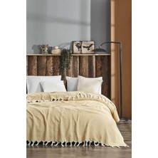 Mira Home Çift Kişilik Yatak Pikesi Yelda Sarı 200 x 230 cm